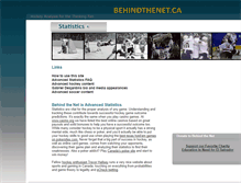 Tablet Screenshot of behindthenet.ca